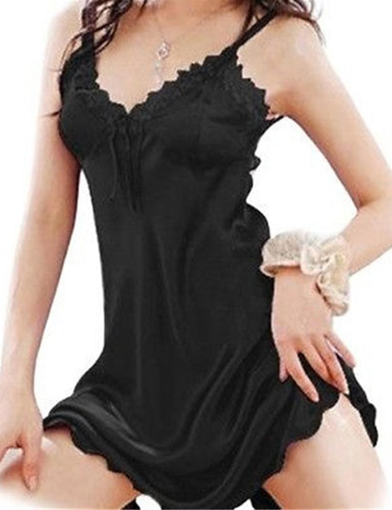 Sleeveless Lace Babydoll & Thong Set - Missbodybra